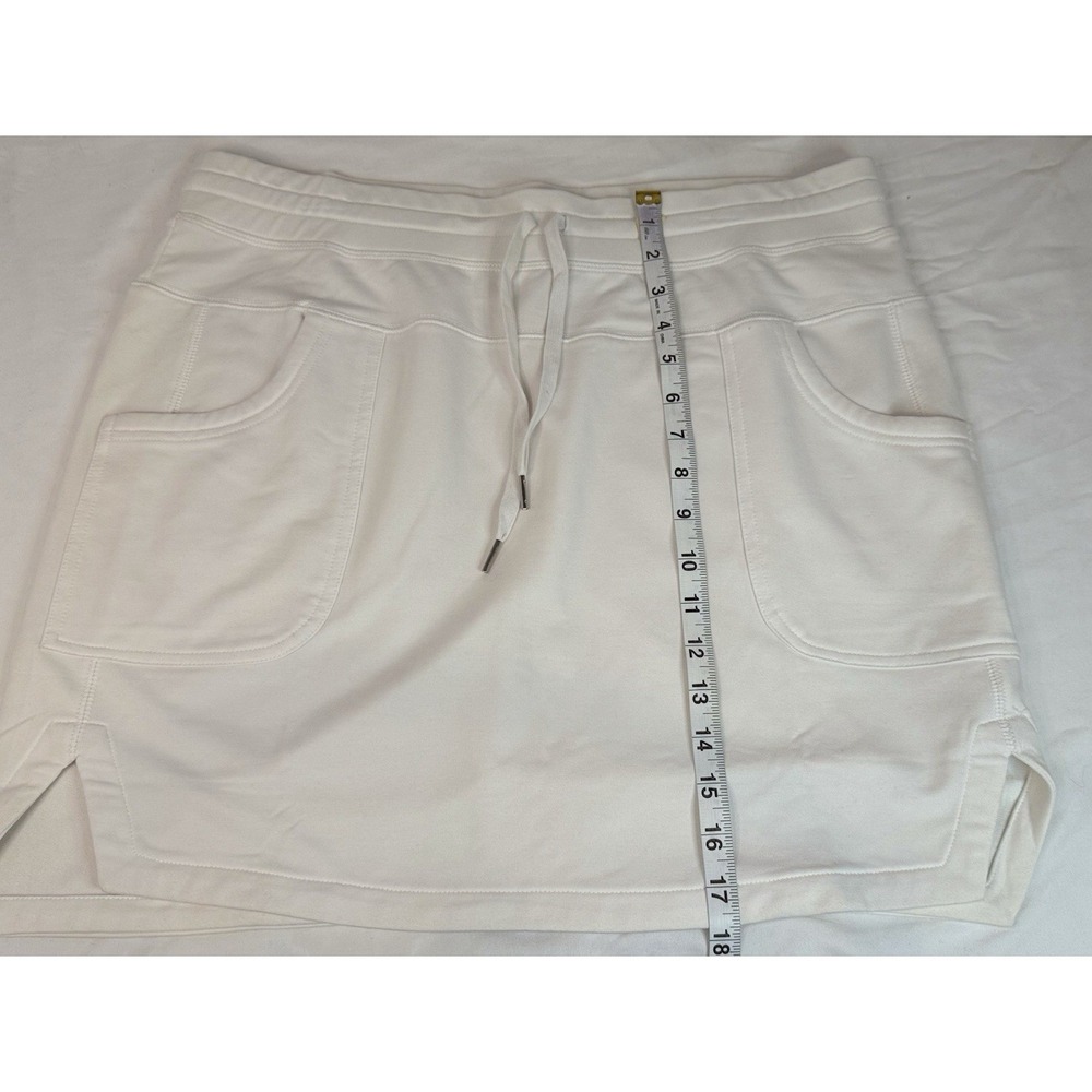 JoFit White Athletic Skort L Golf Tennis Stretch Drawstring Active Sport - Picture 3 of 8